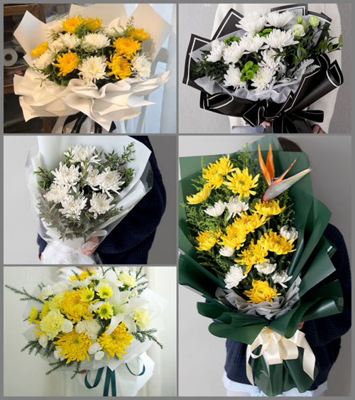 江苏苏州常熟市虞山镇三瑭村白事花束代送